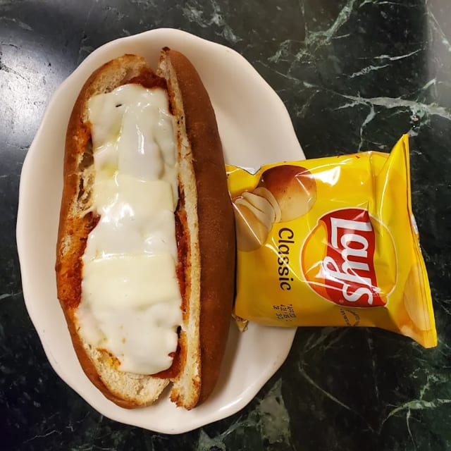Chicken Parmigiana Sub.